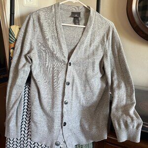 Light Grey H&M Lightweight Cardigan